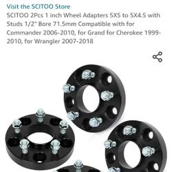  Wheel Adapter/ Spacers 1 Inch