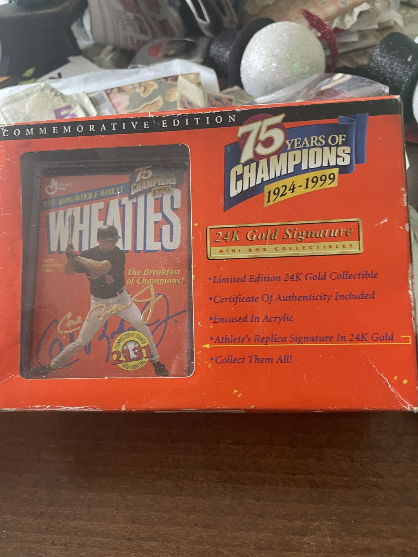 Wheaties Commemorative 75 Years Of Champions