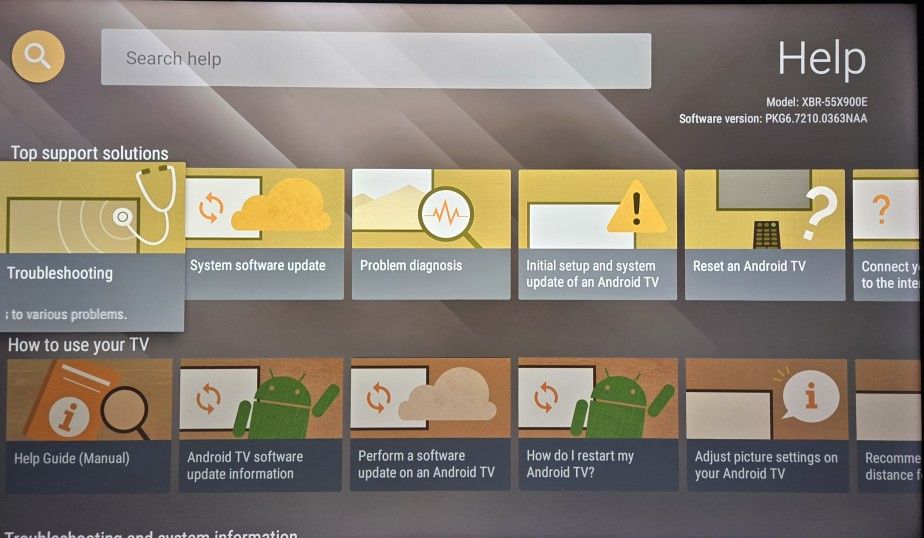 Sony LED Smart Google Android TV (XBR55X900E)