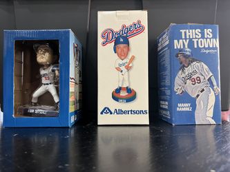Dodgers Bobble Heads Lot Of 3