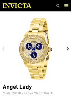 Invicta Angel Lady Model 28478 Quartz Watch