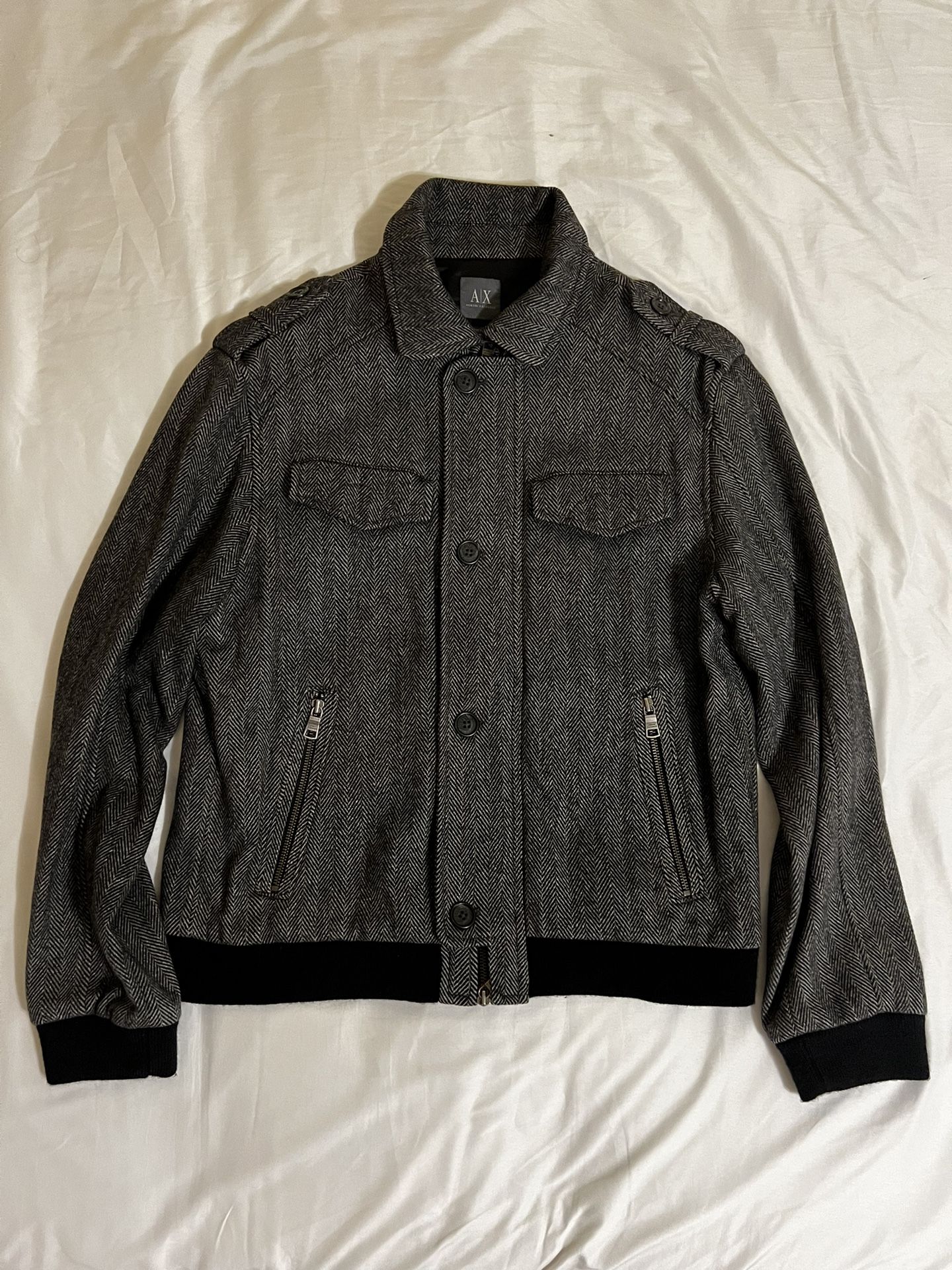 Armani Exchange Black Jacket MEDIUM