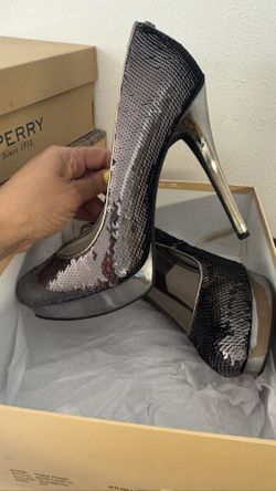 Michael Kors Sequins Metallic Heels