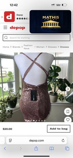 Pink Sequence dress 