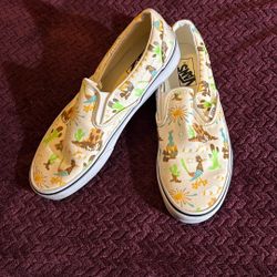 Desert Vans Men 9 Women 10.5 Slip Ons