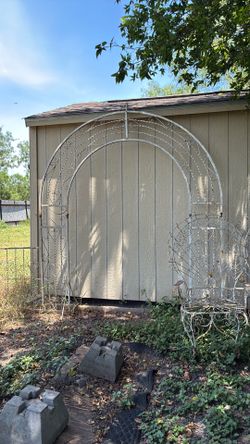 Arch with chairs