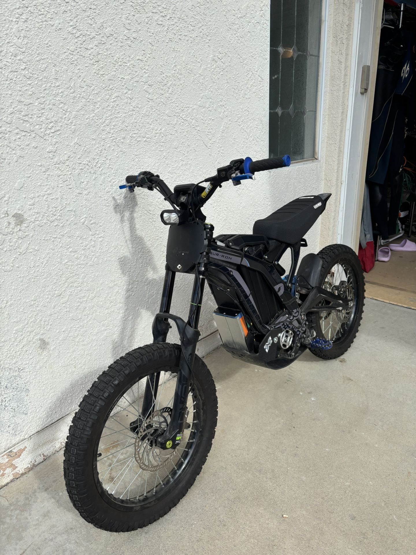 Surron X with BAC controller and many mods