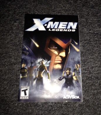 PS2 X-Men Legends Manual only