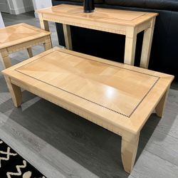 Matching Coffee Table, Console Table & Side Table