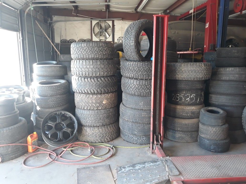 $40 and Up Used Tire Sell (Mount And Balance Included)