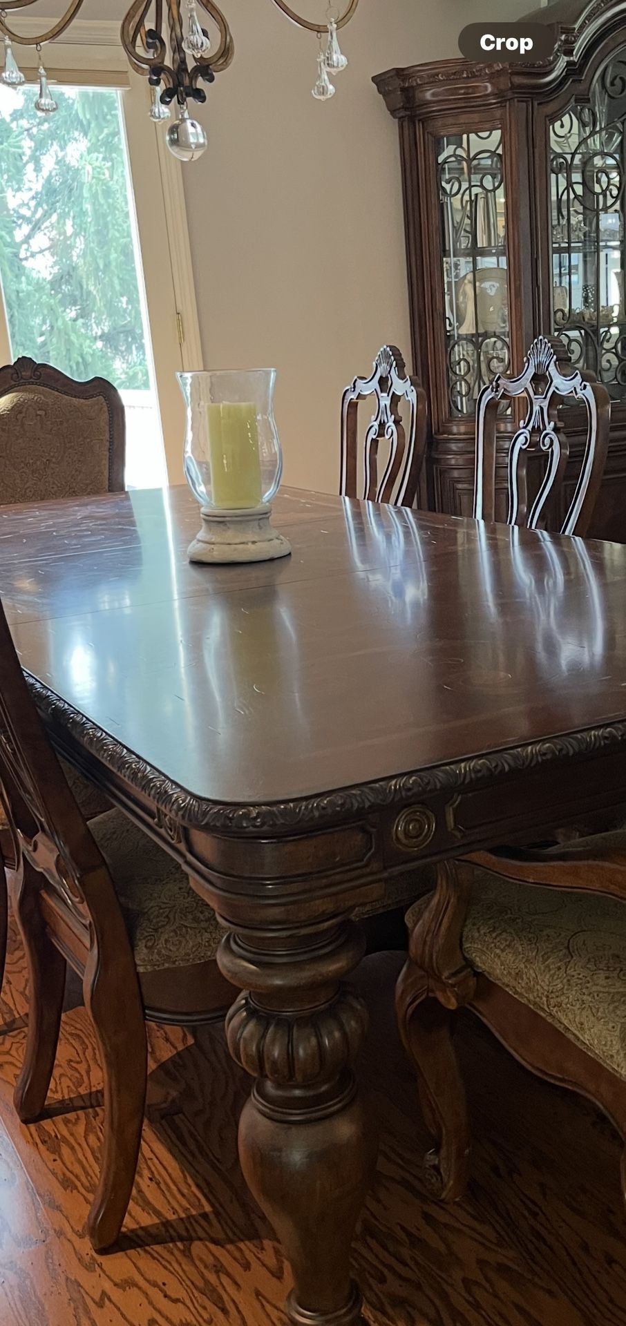 Dining Table And China Cabinet
