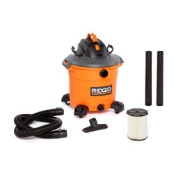 16 Gal. 5.0 Peak HP NXT Shop Vacuum Wet Dry Vac with General Debris Filter, Locking Hose and Attachments