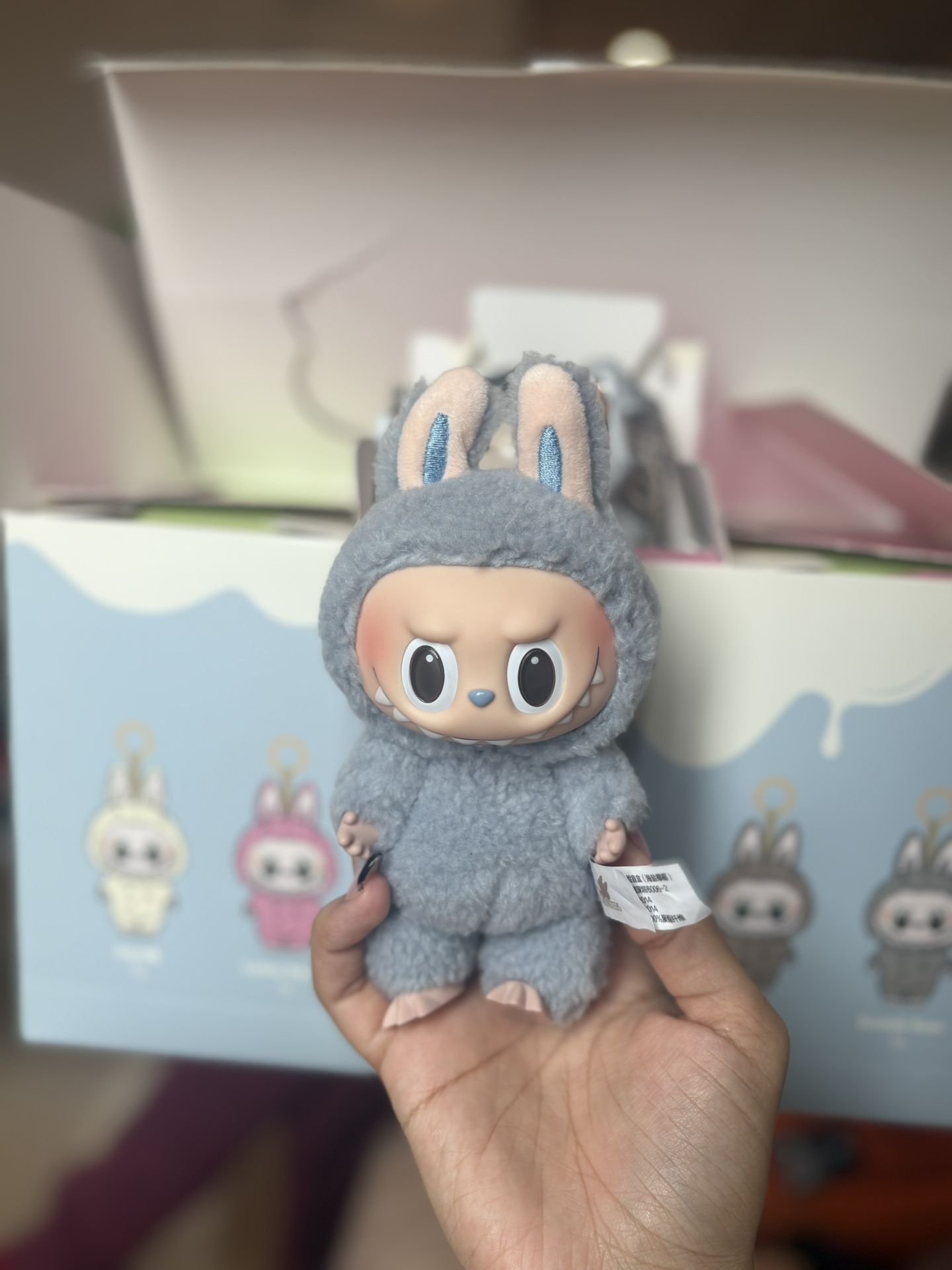 ラブブ EXCITING MACARON see salt coconut Authentic SEA SALT COCONUT Labubu Exciting Macaron SEALED