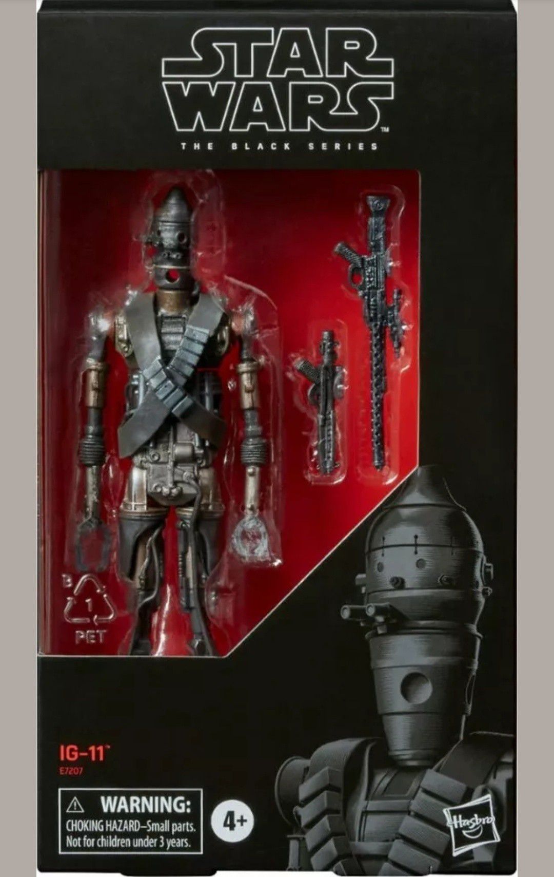 Brand new exclusive Hasbro Star Wars Black Series IG-11 figure from The Mandalorian