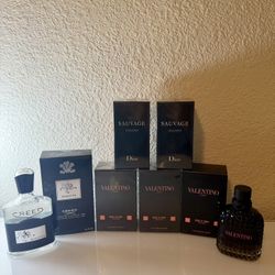 Creed Aventus, Dior Sauvage, Valentino Colognes Sealed! (60$ Each