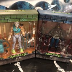 Super7 TMNT Casey Jones & Foot Soldier ninja turtles