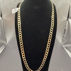Gold Curb Chain