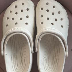 White Crocs
