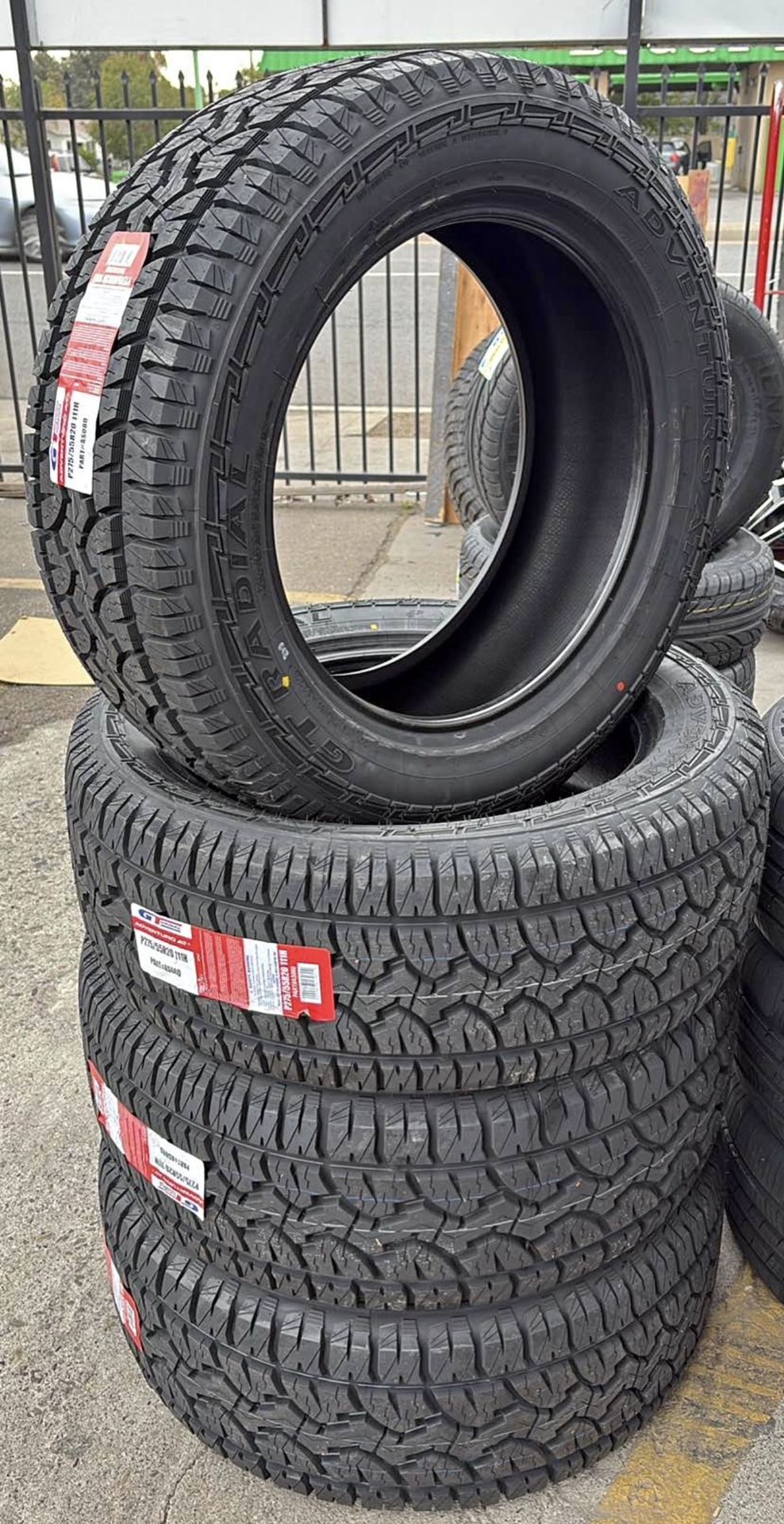 275/55/20 gt adventuro at new! We finance! Financiamos!