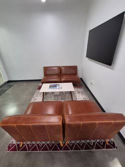 Huxley Mid Centry Armless Chair