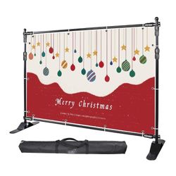 10x8 ft Telescopic Trade Show Jumbo Banner Backdrop Stand - Photography Equipment - Spring Clearance Sale