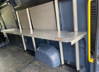 Aluminum shelves