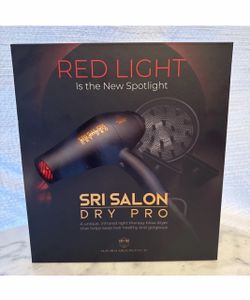 Skin Research Institute (SRI) Salon Dry Pro Infrared Hair Dryer - red light. NEW