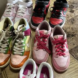 Nike Girl Shoes 3y 4y And 4.5 Y 