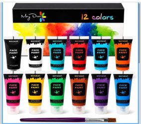 12 Colors Face Body Paint Set