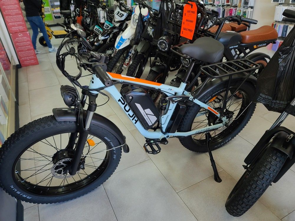 Pujh Electric Bicycle 26" 3,000watts! Finance For $50 Down Payment!!