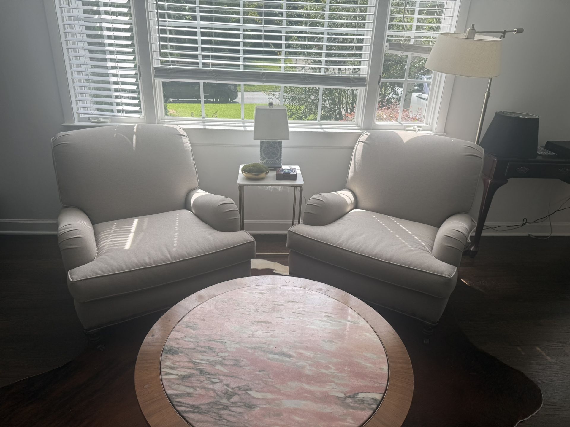 Oversized Linen Chairs (Set of 2)