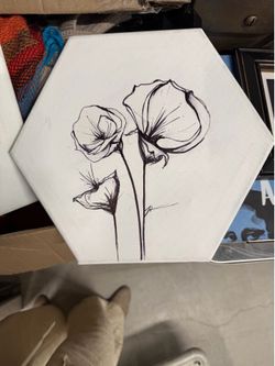 Local artwork by Zoe Dion (3 pieces)