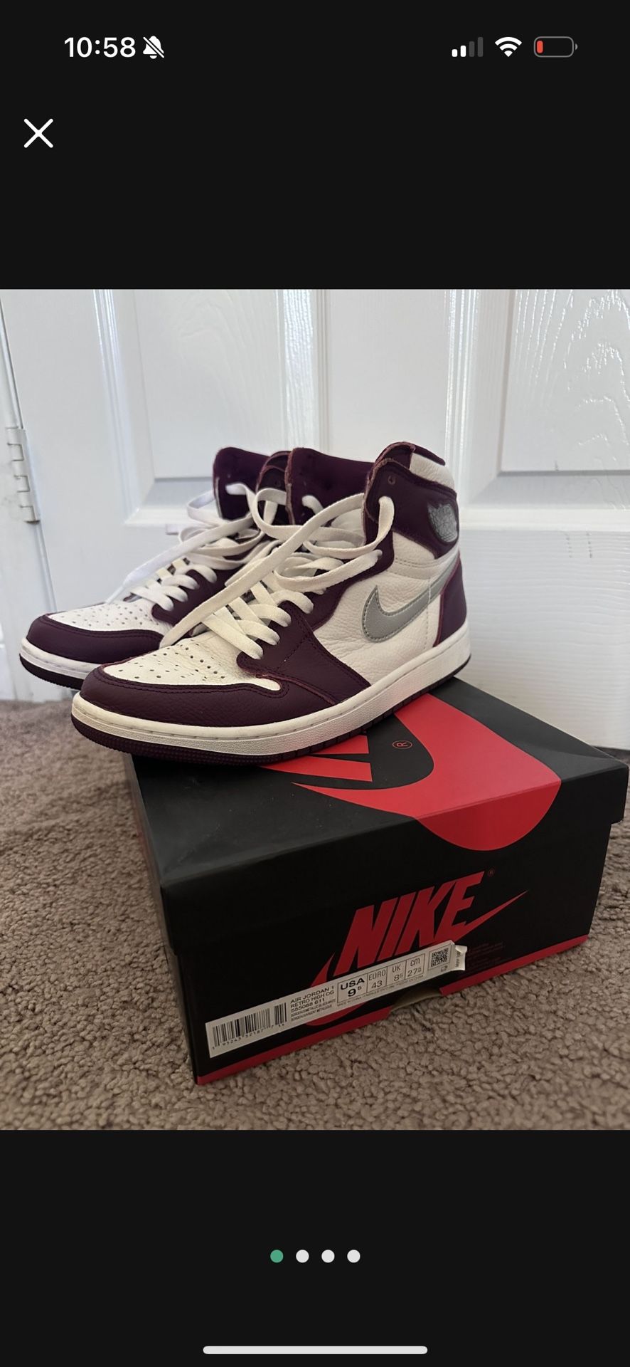 Air Jordan 1 Bordeaux