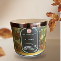 Autumn Bath and Body Works 3 wick candle