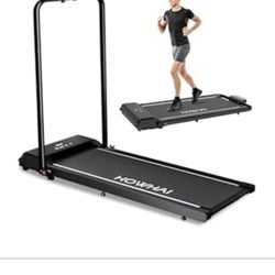 Walking Pad Treadmill With Handle Bar Foldable