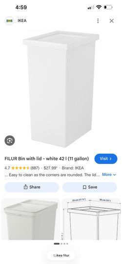 Ikea Fillur bin