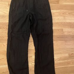 Athleta Women’s Medium Retreat Linen High Rise Wide Leg Pant