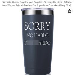 Men Gifts.20 OZ Travel Mug Tumbler.Gag Gifts for Men.Funny Sarcastic Humor Novelty Joke Gag Gifts.Birthday,Christmas Gifts for Men Women Friends Broth