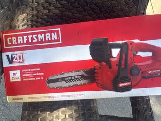 Craftsman V20 / 10” Cordless Chainsaw Battery and Charger included