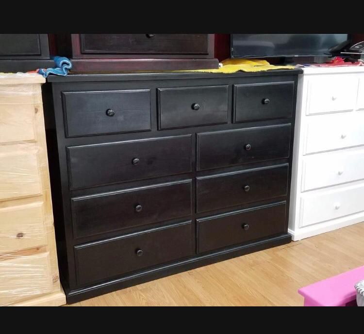 9 DRAWERS DRESSER ASSEMBLE READY TO USE 