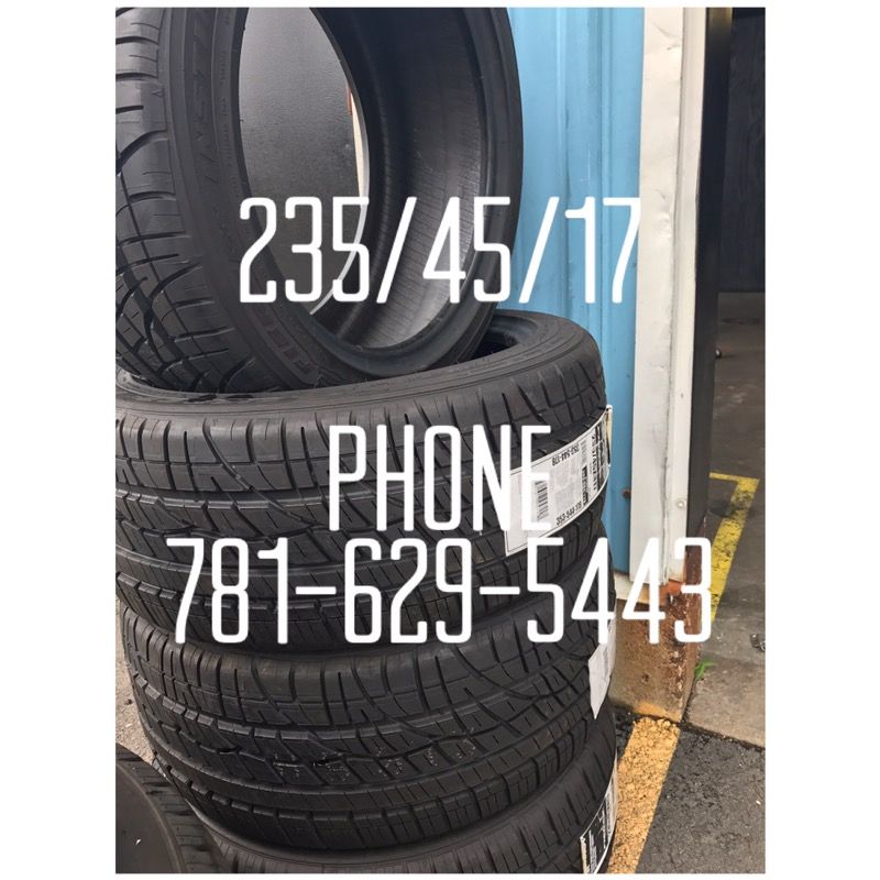 New Tire For Sale 235/45/17 $380 All Four free mounting and Balancing