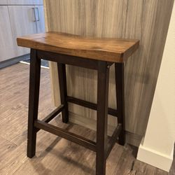 Wood Counter Stool (Set of 2)