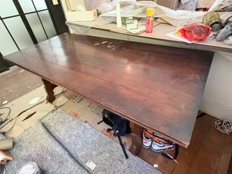 Solid wood vintage table