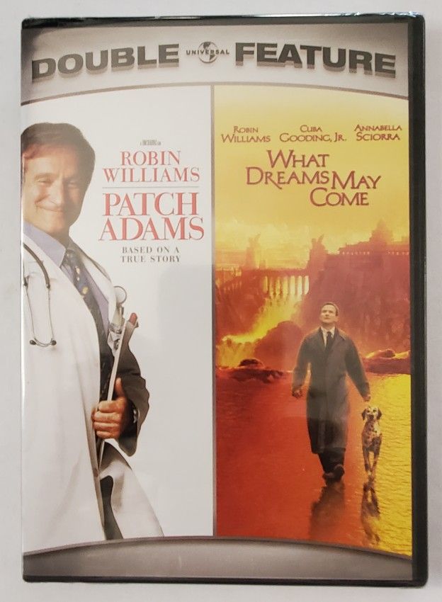 Patch Adams & What Dreams May Come Double Feature DVD Robin Williams Comedy New