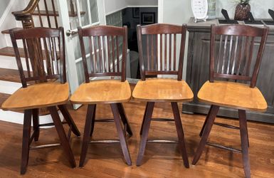 Canadel Brand Solid Wood Counter Height Stools