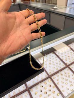 Figaro chain 14k 7.1mm 39.7gm 24inch