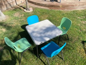 Lifetime children’s table and chairs