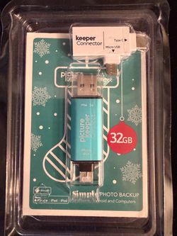 Brand New Picture Connect 32 GB for all phones, Tablets and computers