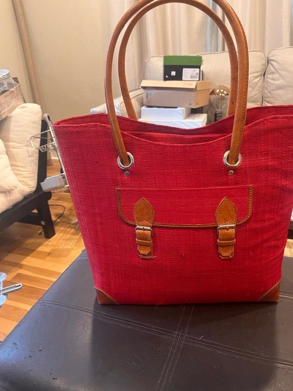 Two Hand Woven Bags From Kenya