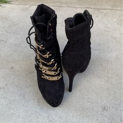 Black/ Gold Boots